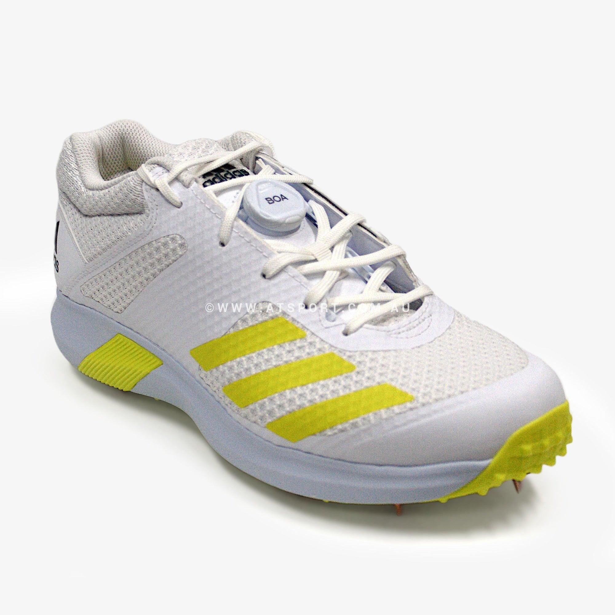 Adidas adipower Vector Mid Spike Cricket Shoes - AT Sports
