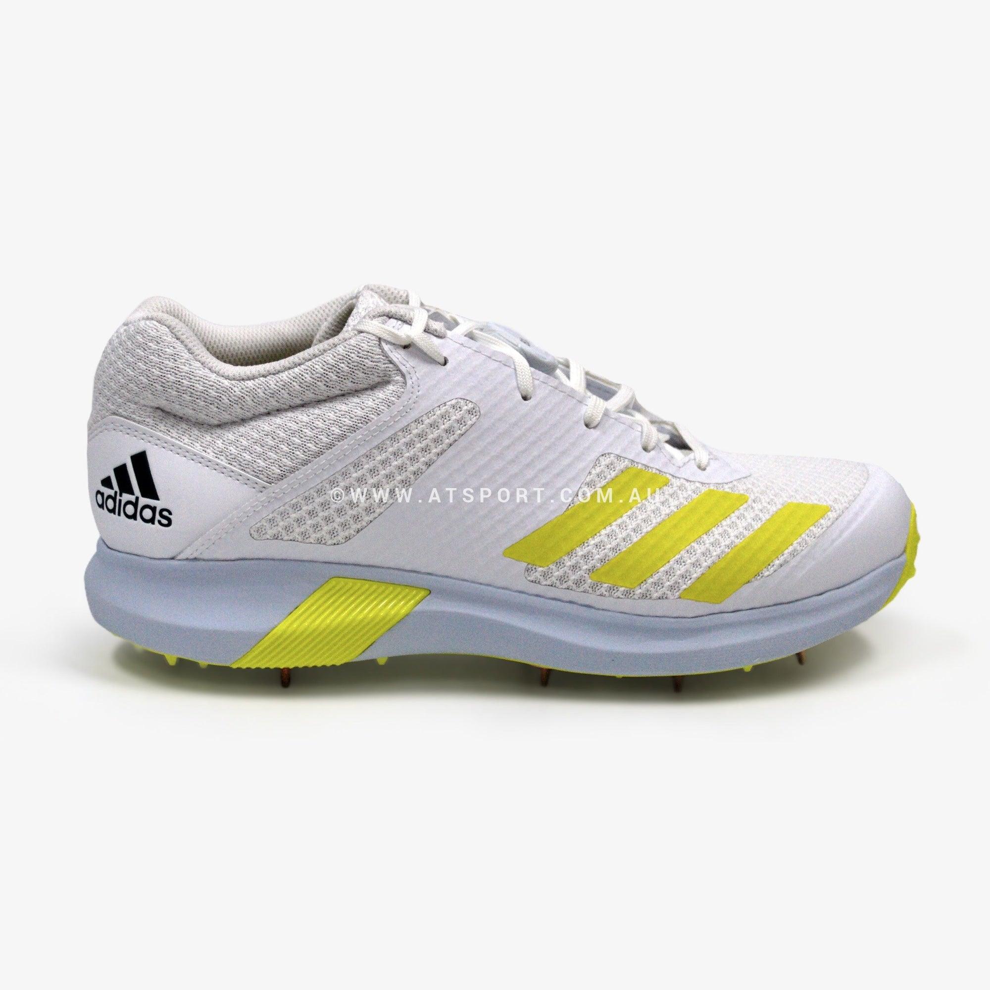 Adidas adipower Vector Mid Spike Cricket Shoes - AT Sports