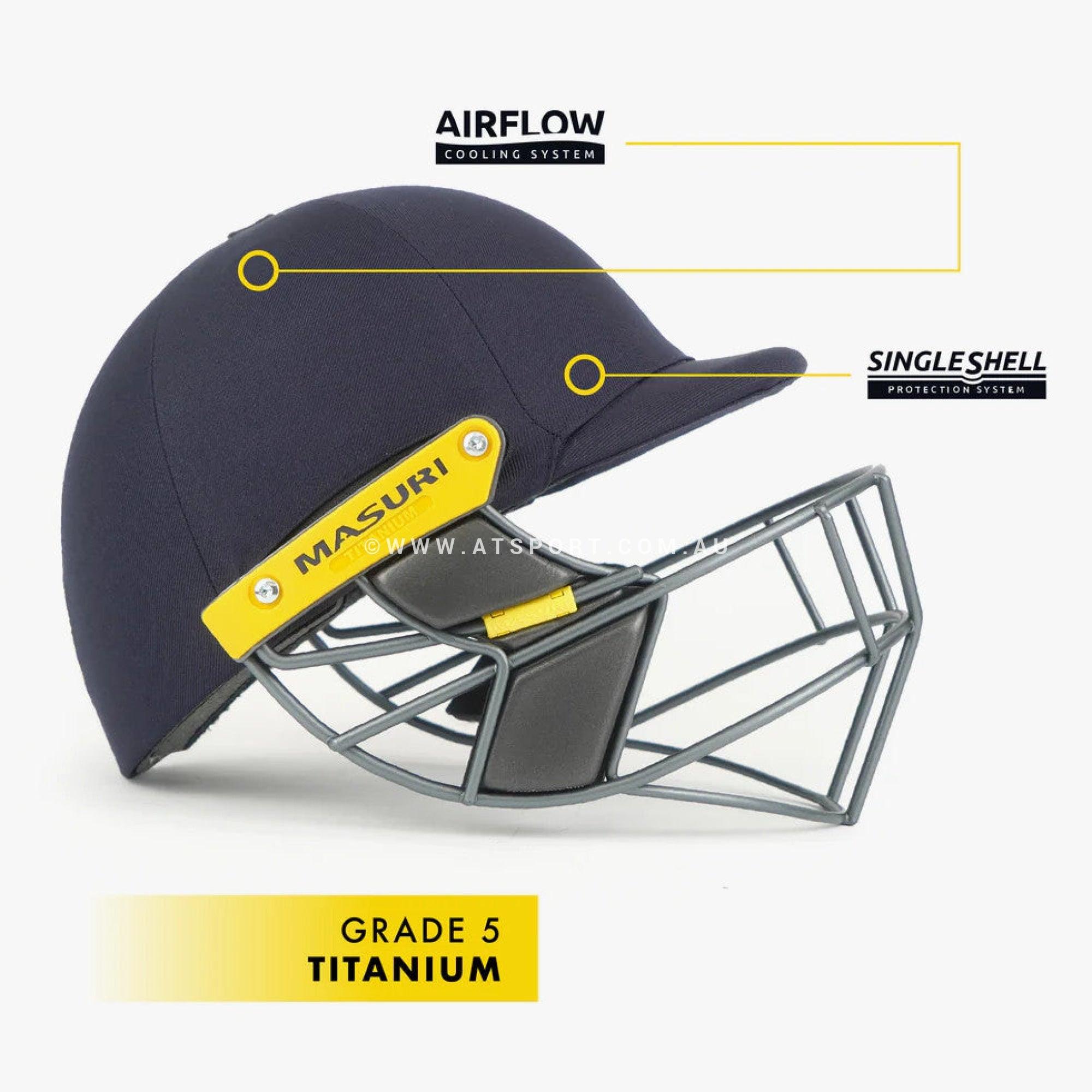 Masuri T LINE TITANIUM Grille WICKET KEEPING Cricket Helmet - AT Sports