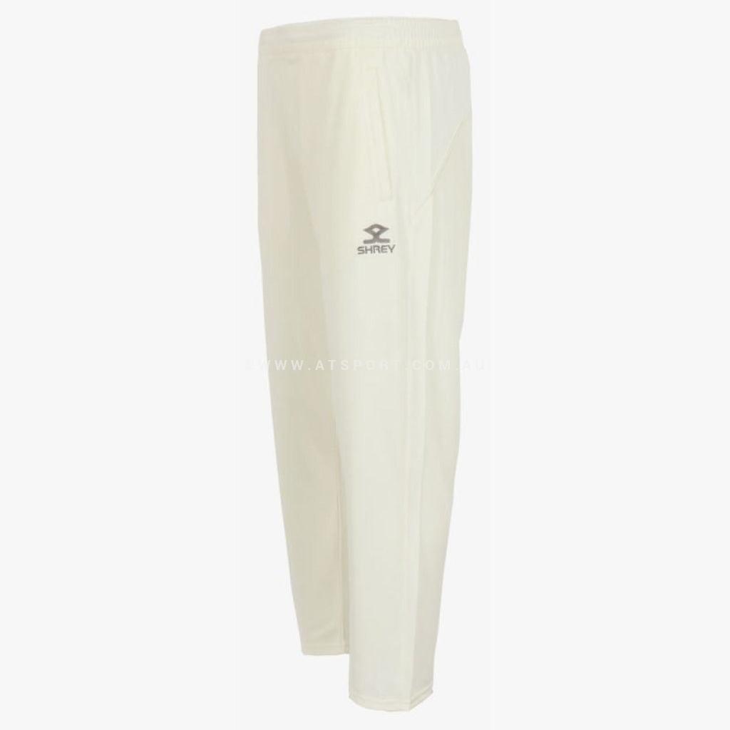 SHREY Premium Cricket Trousers OFF White - AT Sports