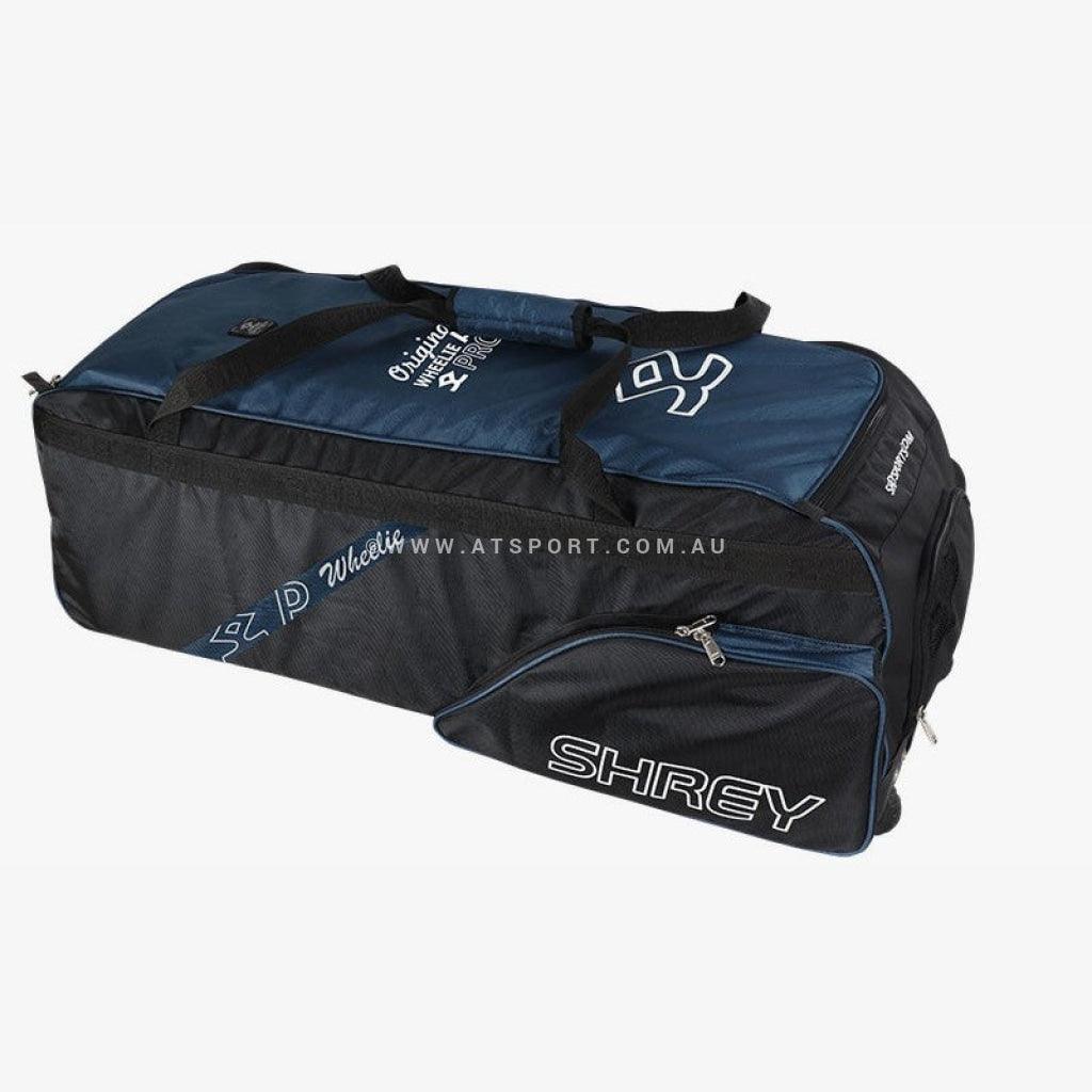 Shrey Pro Cricket Wheelie Bag - BLACK/NAVY - AT Sports