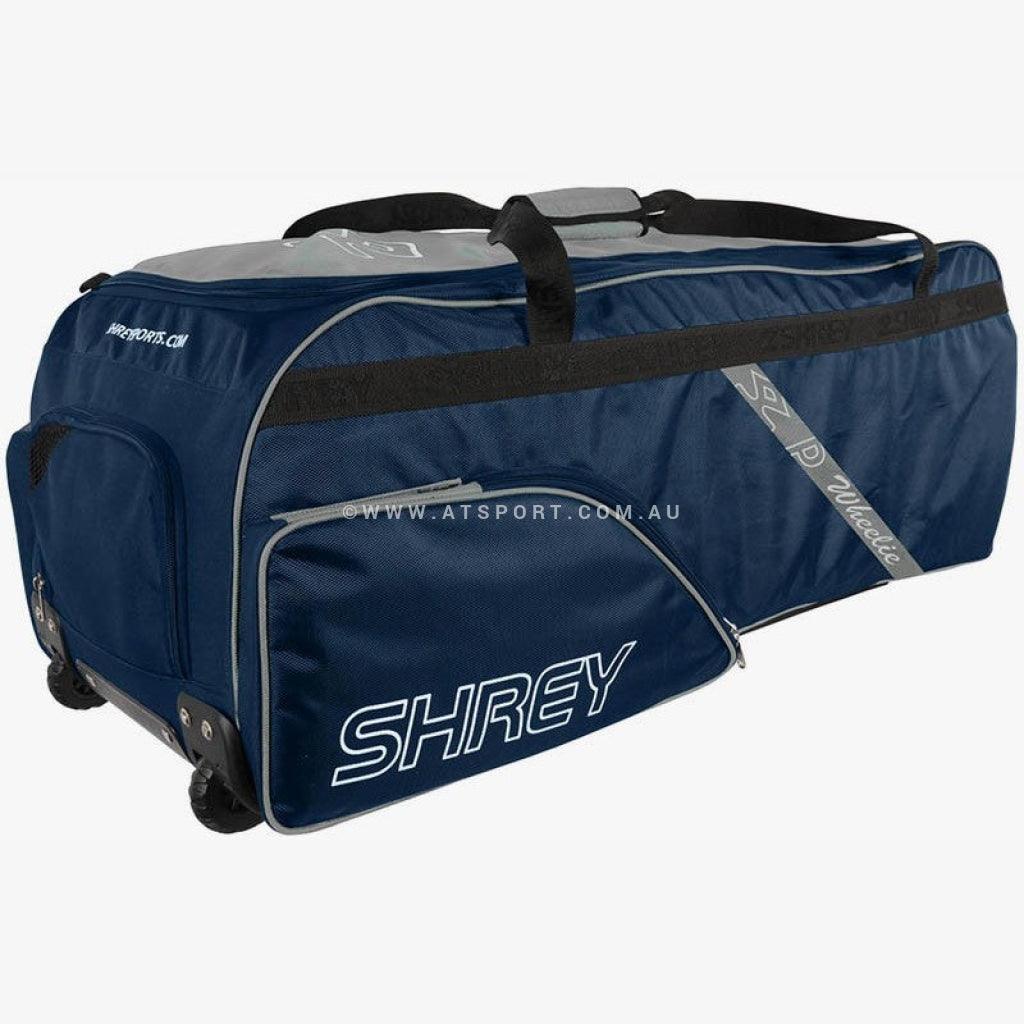 Shrey Pro Cricket Wheelie Bag - NAVY/GREY - AT Sports