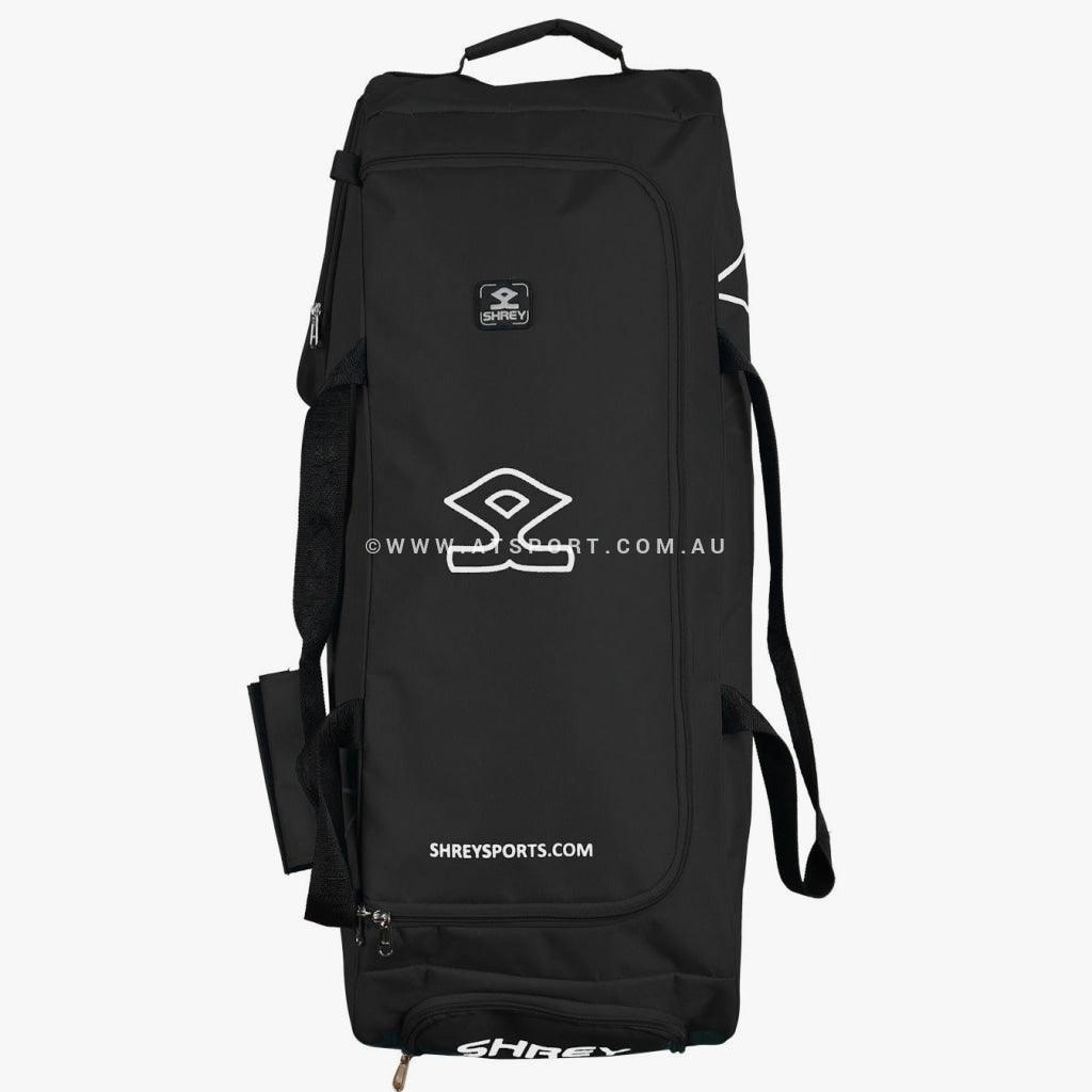 Shrey Ryder Cricket Wheelie Bag - BLACK - AT Sports